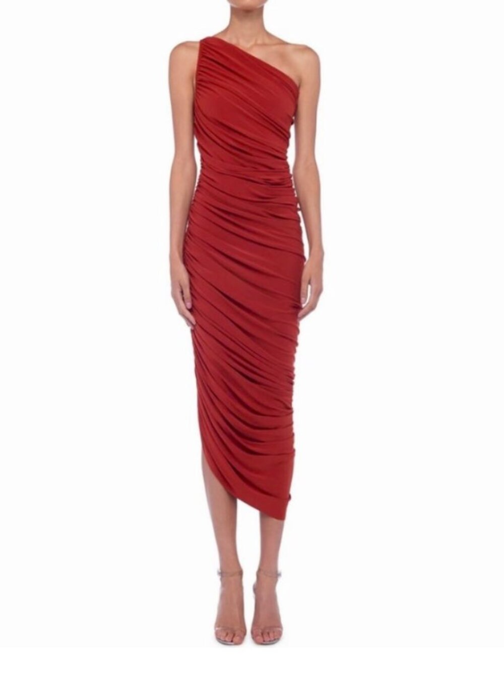 Norma Kamali • Diana Gown • Cinnamon
